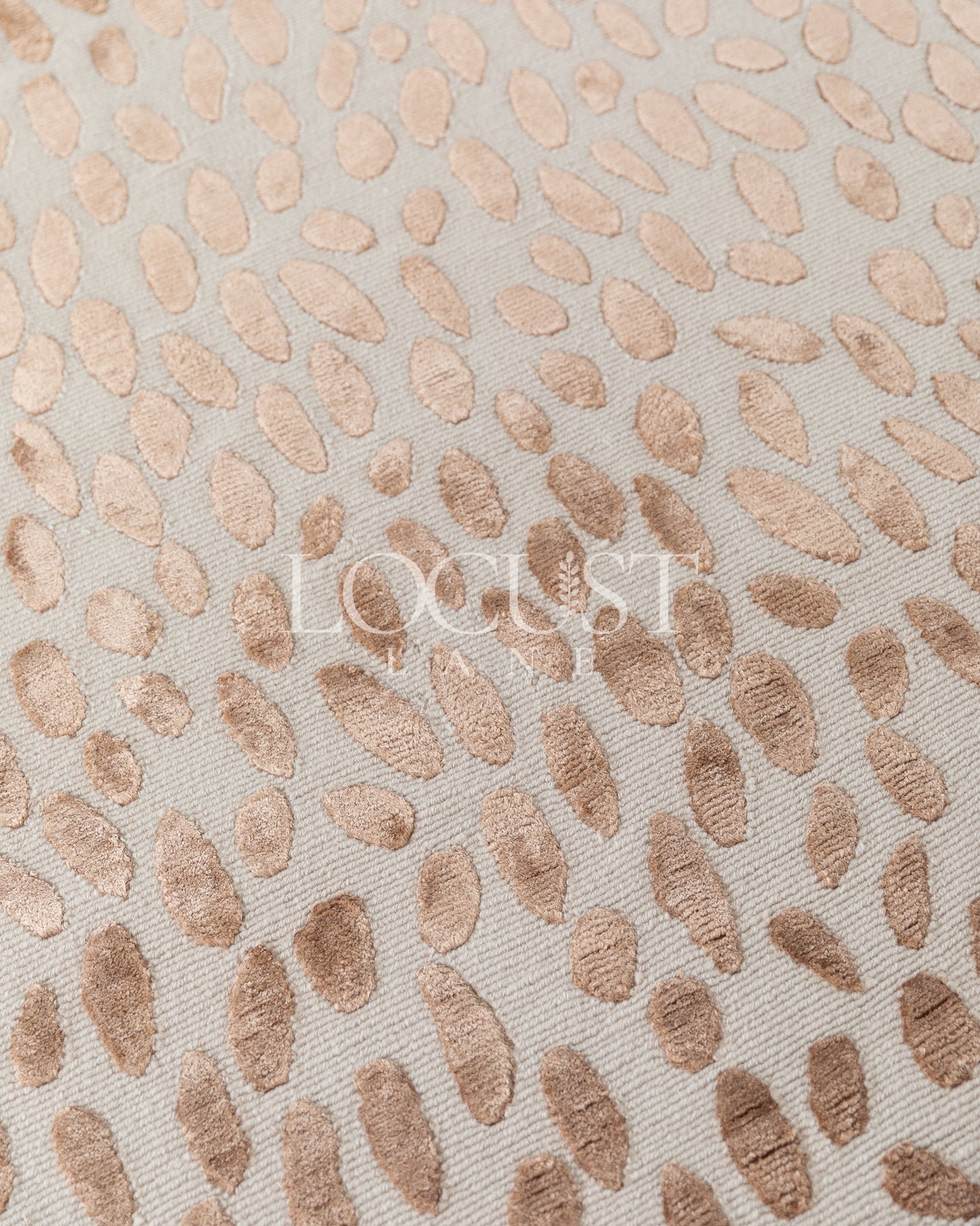 Jane in Tobacco Silk Handcrafted Rug