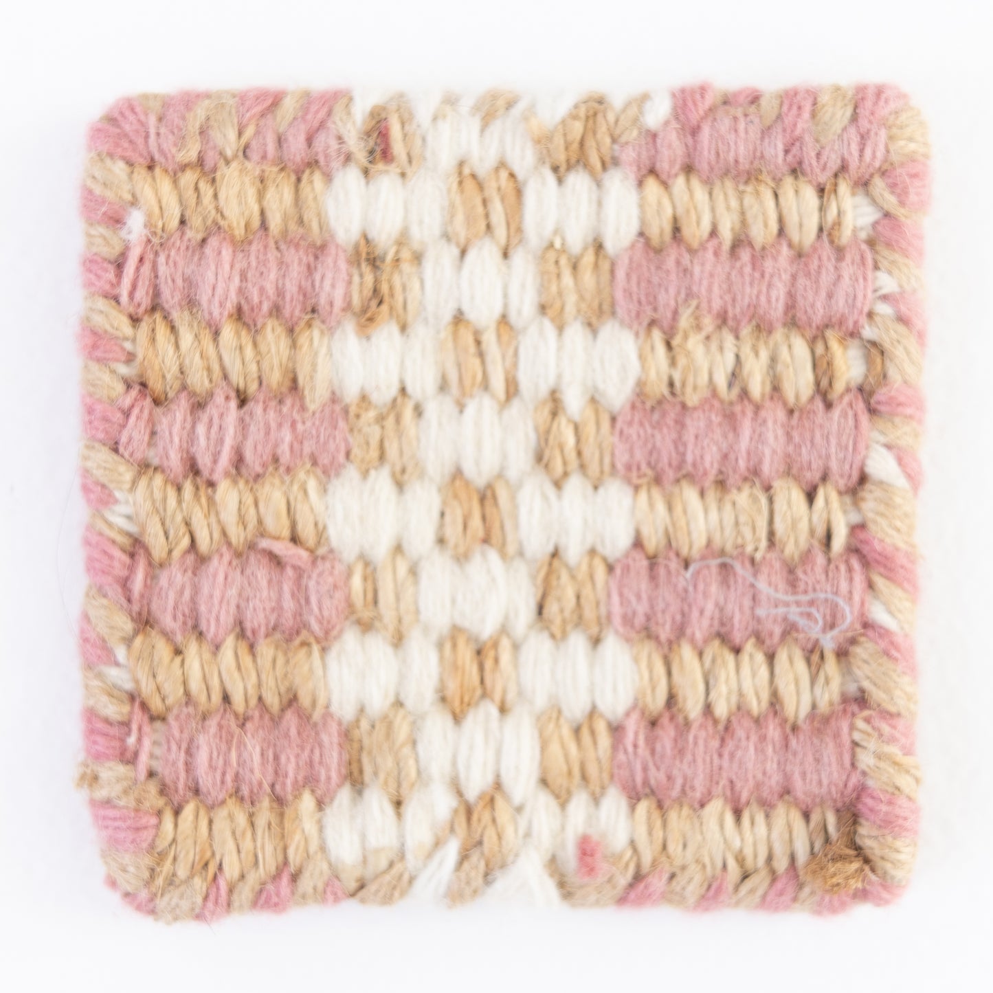 Watermelon Jute & Wool Combo Rug Sample