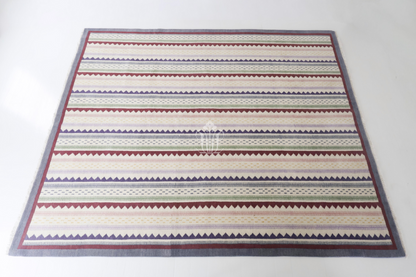 Locust Lane x Chasing Paper | Heritage Stripe Multi Modern Oushak Rug (ready to ship)