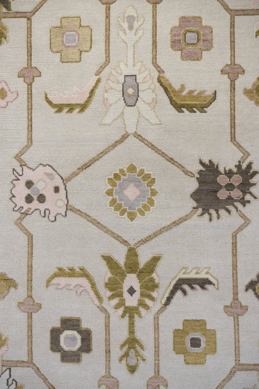 Olive Modern Oushak Rug (ready to ship)