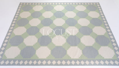 Geometric Flatweave Dhurrie Rug