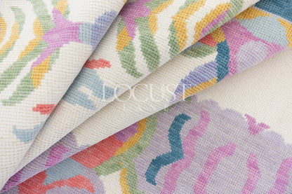 Evie in White Modern Oushak Rug