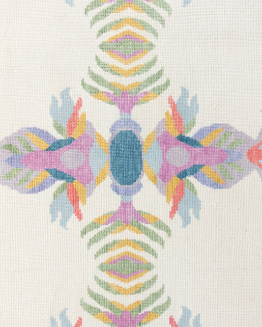 Evie in White Modern Oushak Rug (ready to ship)