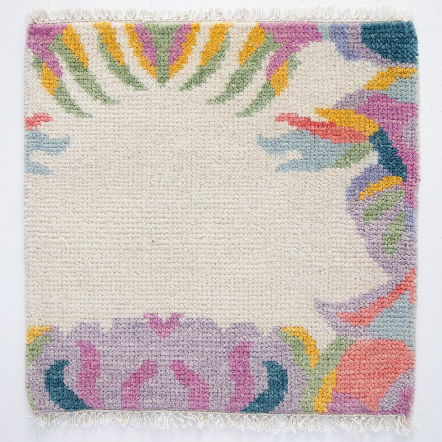 Evie in White Rug Sample