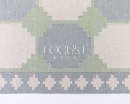 Geometric Flatweave Dhurrie Rug
