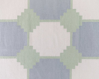 Geometric Flatweave Dhurrie Rug