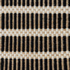 Black Jute & Wool Combo Rug