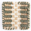 Holiday Green Jute & Wool Combo Rug Sample